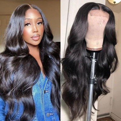 Carina 13x6 Transparent Body Wave Lace Wig 180% Density With Baby Hair For Black Women