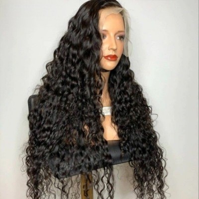 Carina New Year Popular Luxury Curly 13x4 Lace Wigs 180% Density  For Black Women