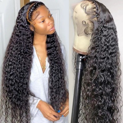 Carina Wet Curly Luxury Virgin Hair 13x4 Invisible HD Lace Front Wigs 180% Density