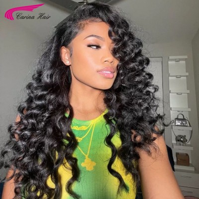 Glueless Lace Wigs Loose Wave Human Hair Lace Wigs for Women 