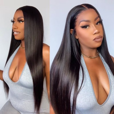 Carina Hair New Arrival Long Straight 13x4 Frontal Lace Wigs Glueless 150% Density