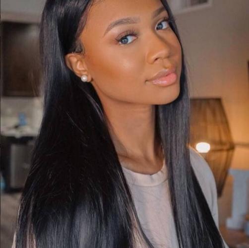 Real HD Lace Closure Wig 4X4 Straight Invisible HD Lace Clean Hairlinw ...